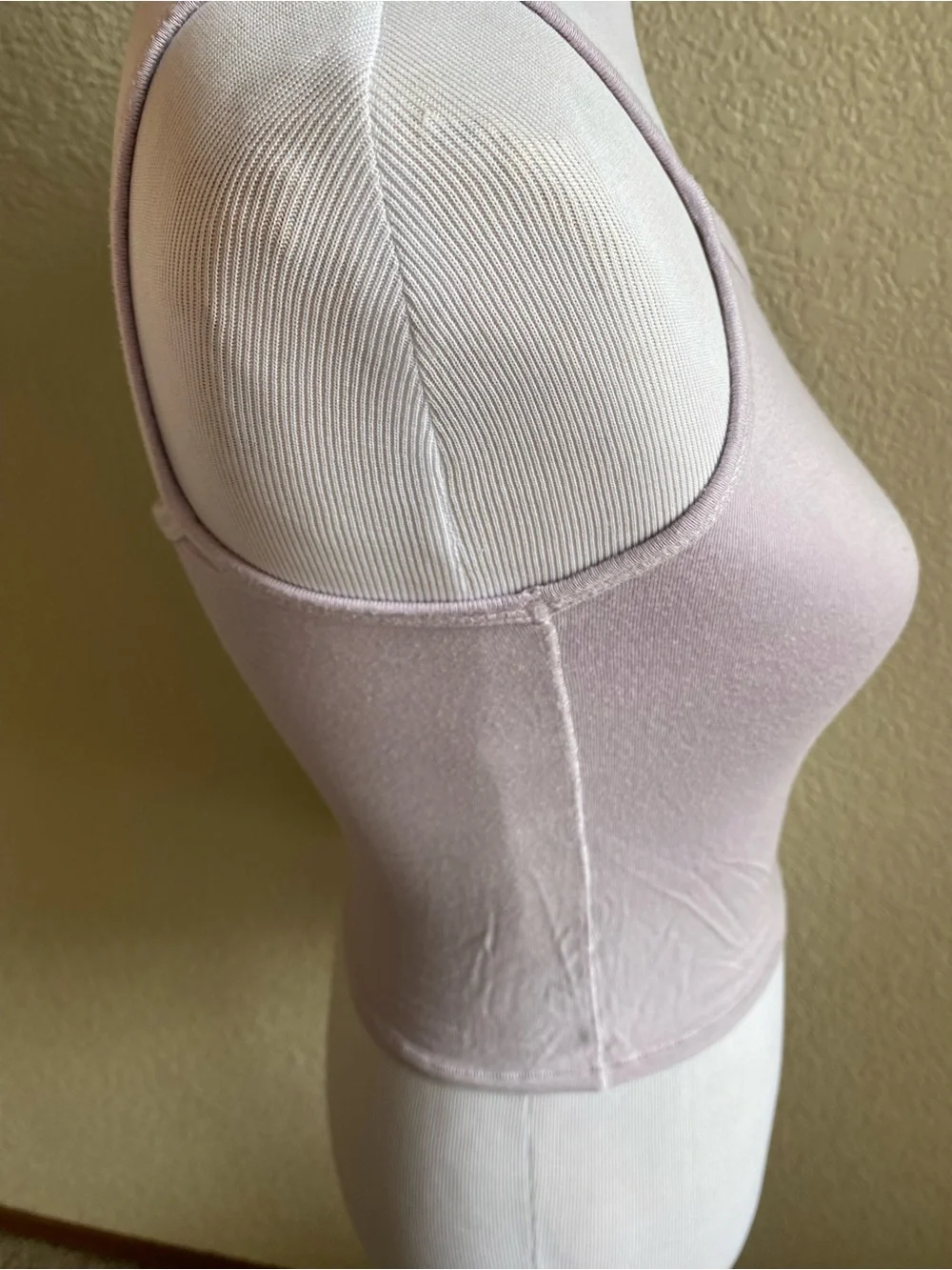 Skims Sienna Iris Purple Spaghetti Strap Tank Sleep Top Lightweight Cropped: M - Picture 4 of 7